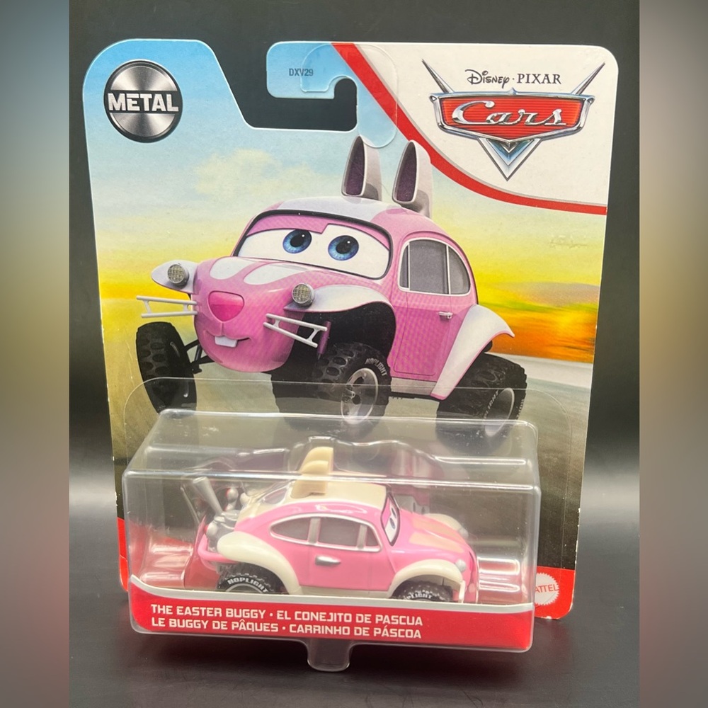 Disney Pixar, Cars Pink Easter Buggy Metal Car- New in package